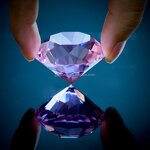 Crystal Glass Diamond Supplier - OEM Wholesale Colorful Custom Paperweight