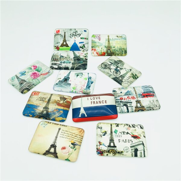 Fridge Magnet Supplier - OEM Wholesale Promotion Crystal Paris Souvenir