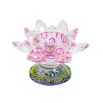 Crystal Tealight Holder Factory - OEM Wholesale Best Quality Lotus Flower