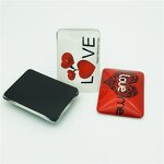 Fridge Magnet Factory - OEM LY-F1003 Rectangular Glass Refrigerator