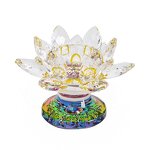 Crystal Tealight Holder Factory - OEM Wholesale Best Quality Lotus Flower