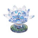 Crystal Tealight Holder Factory - OEM Wholesale Best Quality Lotus Flower