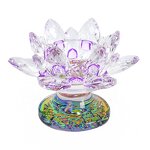 Crystal Tealight Holder Factory - OEM Wholesale Best Quality Lotus Flower