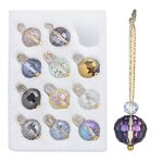 Crystal Prism Supplier - OEM 12Pcs Mini Colorful Christmas Glass