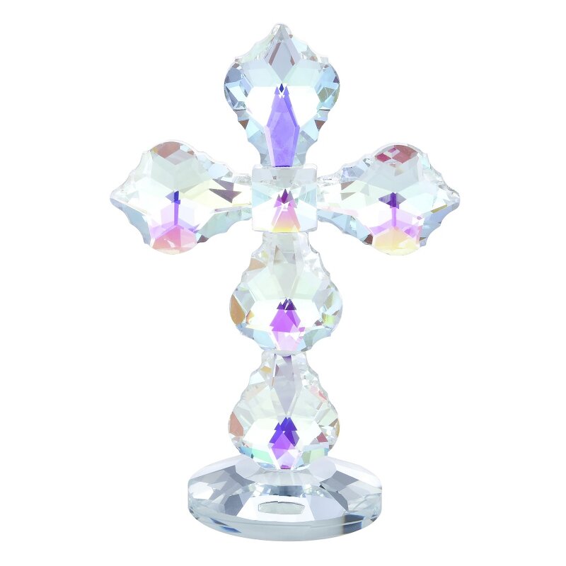 Crystal Cross Supplier - OEM Wholesale K9 Glass Tabletop Cross