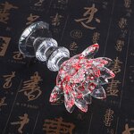 Crystal Candle Stand Manufacturer - OEM Wholesale K9 Glass Lotus Holder