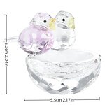 Crystal Bird Bowl Manufacturer - OEM Glass Animal Figurine Vessel