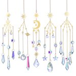 Wind Chimes Factory - OEM Wholesale Hanging Crystal Moon Stars