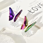 Crystal Figurine Manufacturer - OEM Personalized Butterfly with Ball