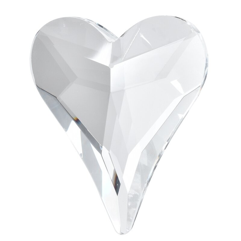 Crystal Beads Supplier - OEM Wholesale K9 Heart Shape Glass Prisms
