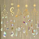 Wind Chimes Factory - OEM Wholesale Hanging Crystal Moon Stars