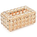 Crystal Tissue Box Manufacturer - OEM New Style Clear Glass Rectangle