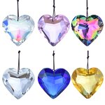 Crystal Heart Supplier - OEM Wholesale Colorful K9 Glass Love Prism