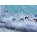 Crystal Swan Figurine Supplier - OEM Custom Various Series Glass Paperweight