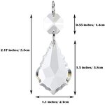 Crystal Pendant Supplier - OEM 38mm Hanging Maple Leaf Chandelier Prisms