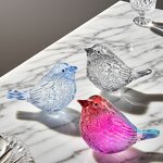 Crystal Bird Figurine Factory - OEM Wholesale Colored Glass Animal