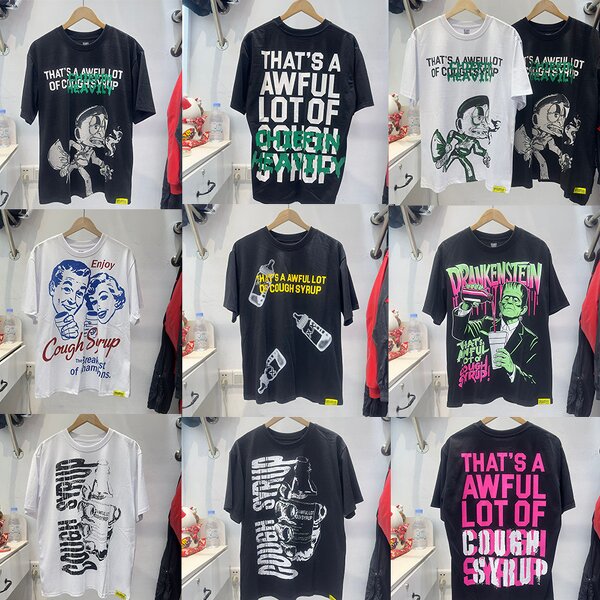 T-Shirt Manufacturer - OEM 100% Cotton AWFUL LOT T-shirt Oversized