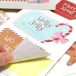 Christmas Stickers Factory - OEM 9x12.5cm 25sheet/bag Cartoon Gift