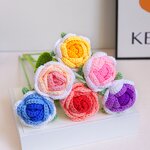 Crochet Flower Manufacturer - OEM 2024 Forever Handmade Rose Bouquet