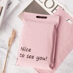 Poly Mailer Supplier - OEM Nice to See You 10 X13 Inch pink