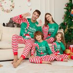 Christmas Pajamas Supplier - OEM 2024 Kids Baby Matching Long 2 Piece