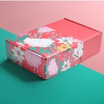 Corrugated Box Factory - OEM Eco Friendly Custom Logo Flower Printing