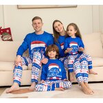 Christmas Pajamas Factory - OEM 2024 Stock Wholesale Blue Xmas Set