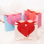 Gift Bag Supplier - OEM Stock 2023 New Craft Paper Heart Love