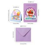 Birthday Card Supplier - OEM 9.8x13.6cm Cheap Cute Animal Paper