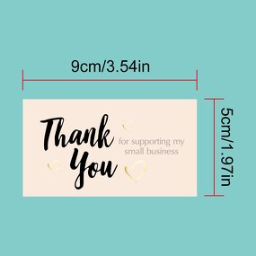 Thank You Card Manufacturer - OEM 50pcs/bag 5x9cm Lip Gorgeous