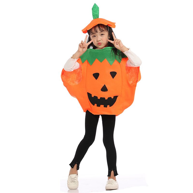 Halloween Accessories Supplier - OEM Capes Hats Set Kids Pumpkin