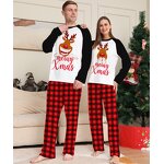 Christmas Pajamas Factory - OEM RTS Two Pieces Long Sleeve Plaid