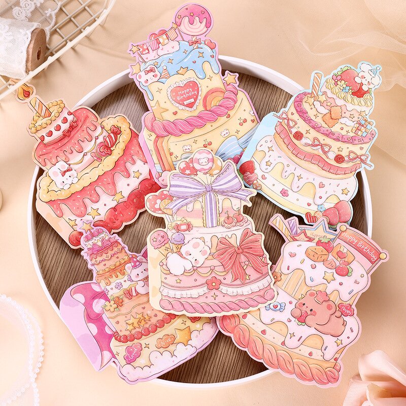 Thank You Card Supplier - OEM 9.8x6.8cm High Quality Flower Printing