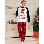 Christmas Pajamas Factory - OEM RTS Two Pieces Long Sleeve Plaid