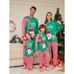 Christmas Pajamas Supplier - OEM 2024 Kids Baby Matching Long 2 Piece