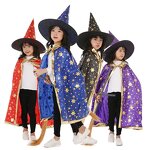 Halloween Accessories Supplier - OEM Capes Hats Set Kids Pumpkin