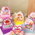 Birthday Card Supplier - OEM 9.8x13.6cm Cheap Cute Animal Paper
