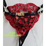 Valentine Underwear Manufacturer - OEM High Quality Free Custom Rhinestone