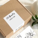 Box Sealing Stickers Supplier - OEM 5.4x9cm 50 Pieces/bag Open Me