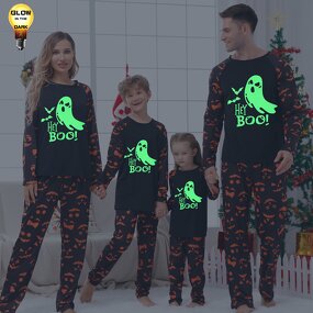 Halloween Pajamas Factory - OEM 2024 Glowing in Dark Long Sleeve