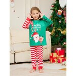 Christmas Pajamas Supplier - OEM 2024 Kids Baby Matching Long 2 Piece