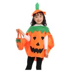 Halloween Accessories Supplier - OEM Capes Hats Set Kids Pumpkin