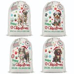 Christmas Sack Supplier - OEM 2025 Large Cheap Decorative Candy Bag