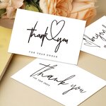 Thank You Card Supplier - OEM High Quality 50pcs/bag Luxury Custom