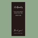 Packaging Stickers Factory - OEM 6x15cm Open Me 50pcs/bag Pink