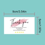 Thank You Card Manufacturer - OEM 50pcs/bag 5x9cm Lip Gorgeous