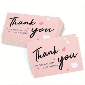 Thank You Card Manufacturer - OEM Thank You for Supporting My Small