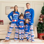 Christmas Pajamas Factory - OEM 2024 Stock Wholesale Blue Xmas Set
