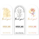 Thank You Sticker Factory - OEM 15x6cm 50pcs/bag Open Me Have