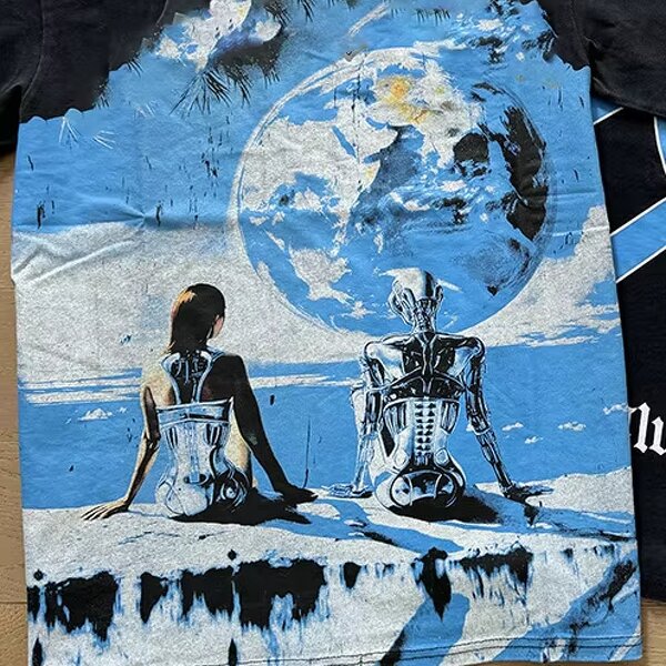 T-Shirt Supplier - OEM GOD Shirt 100 Cotton Skull Oversized